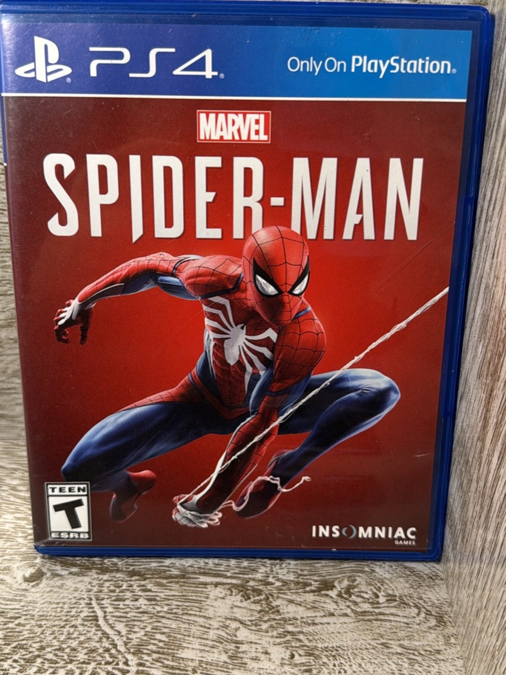 Sony PS4 Marvel Spider-Man Video Game - Red & Blue